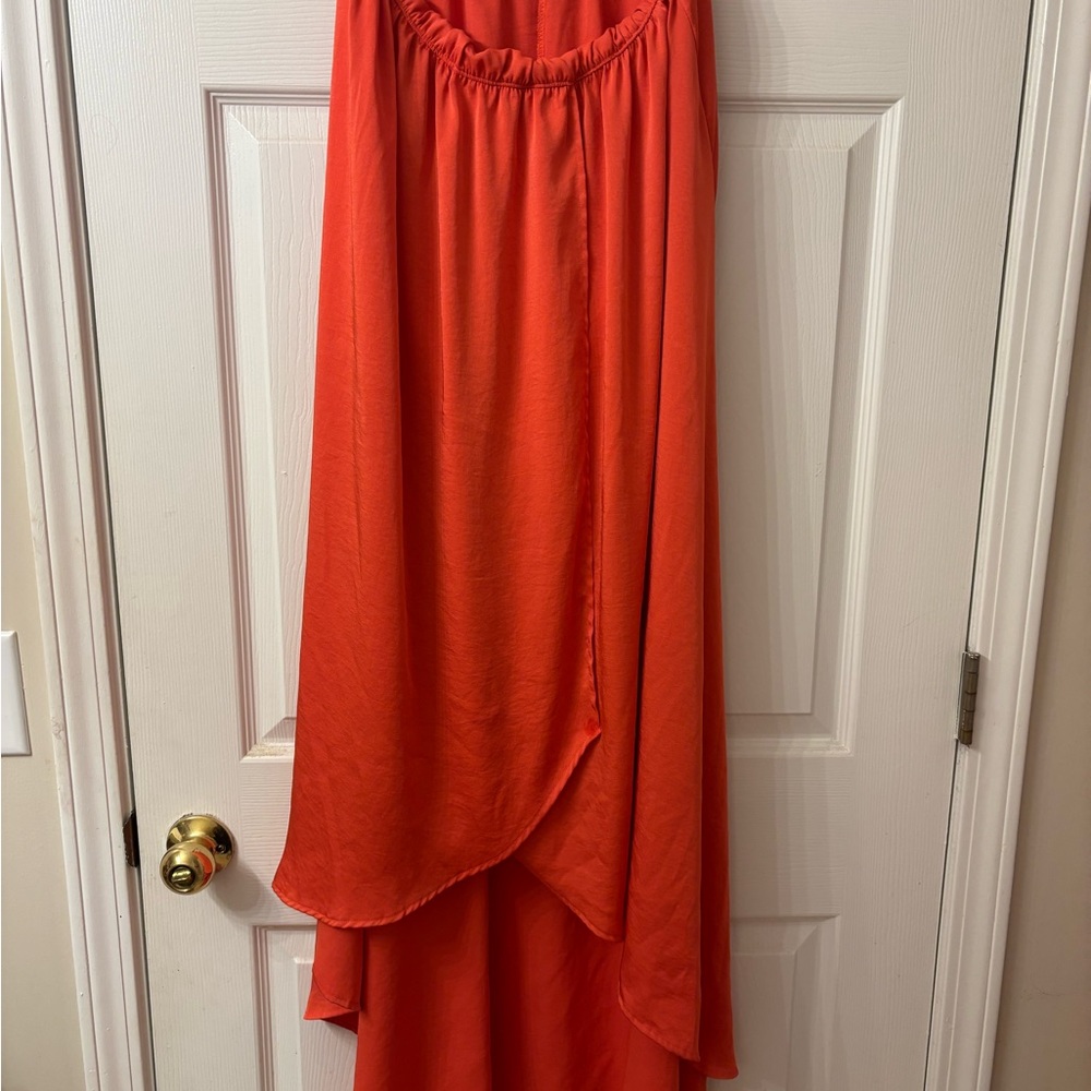 fab'rik High Low Orange Dress
